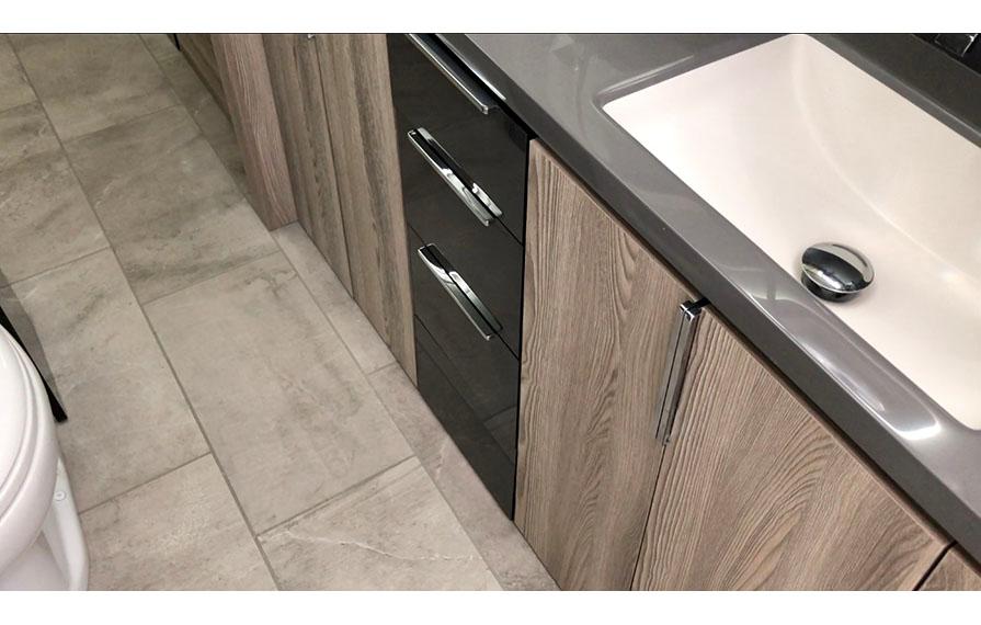 Tile flooring